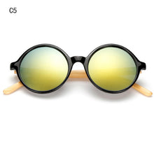 Load image into Gallery viewer, Qigge New Retro Wood Sunglasses