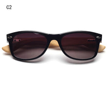 Load image into Gallery viewer, Qigge New Brand Wood Men Sunglasses