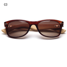 Load image into Gallery viewer, Qigge New Brand Wood Men Sunglasses