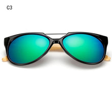 Load image into Gallery viewer, Qigge New Vintage Wood Sunglasses