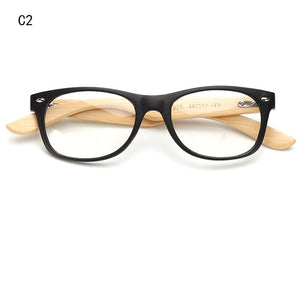 Qigge New Retro Rivet Frame Eyeglasses