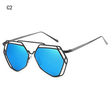 Load image into Gallery viewer, 2019 Qigge  Big Mirror Sunglasses