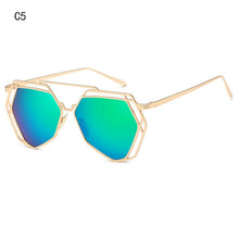 Load image into Gallery viewer, 2019 Qigge  Big Mirror Sunglasses