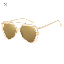 Load image into Gallery viewer, 2019 Qigge  Big Mirror Sunglasses