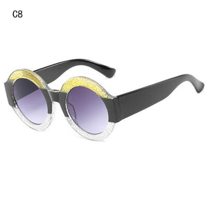 Qigge New Round Sunglasses