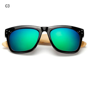 Qigge Vintage Plastic Frame Sunglasses Men